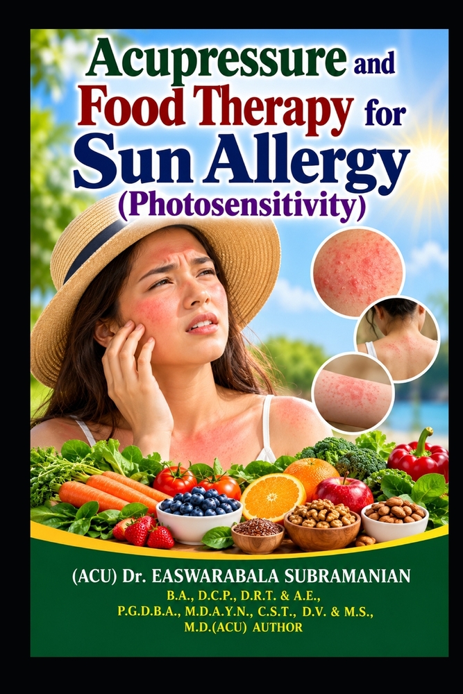 Acupressure and Food Therapy for Sun Allergy (Photosensitivity): Sun Allergy (Photosensitivity) cover