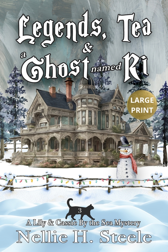 Legends, Tea & a Ghost names Ri Large Print cover