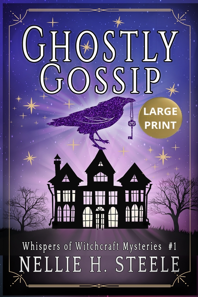 Ghostly Gossip Large Print cover