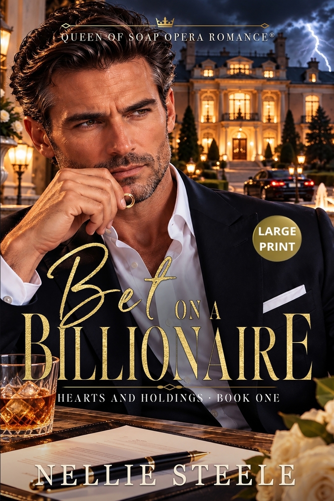 Bet on a Billionaire Large Print cover