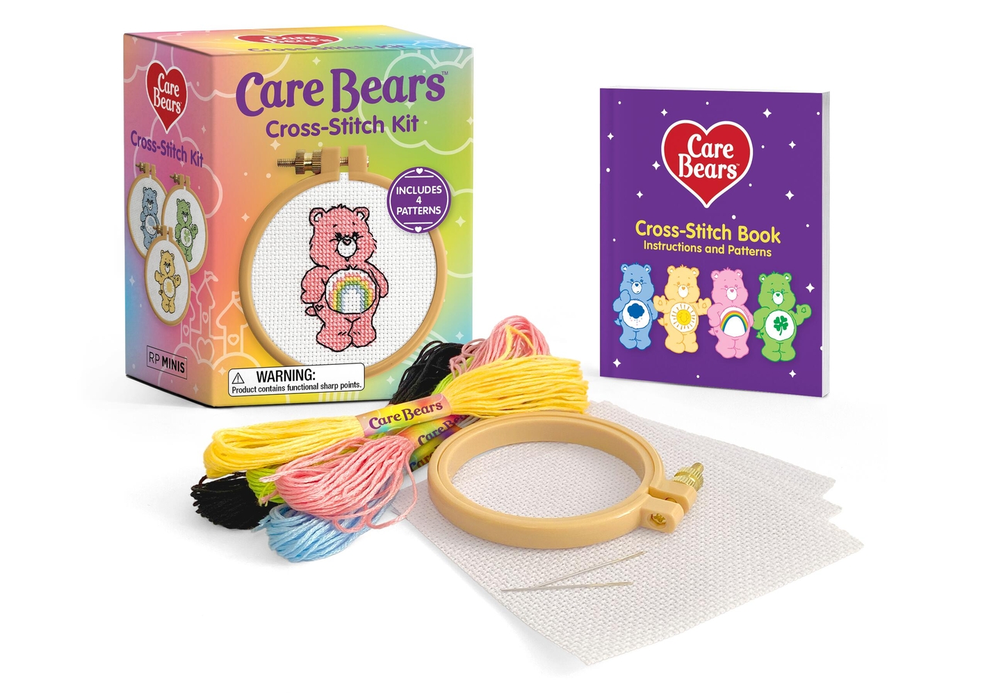 Care Bears Cross-Stitch Kit: Includes 4 Patterns cover