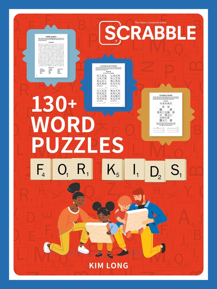 Scrabble: 130+ Word Puzzles for Kids cover