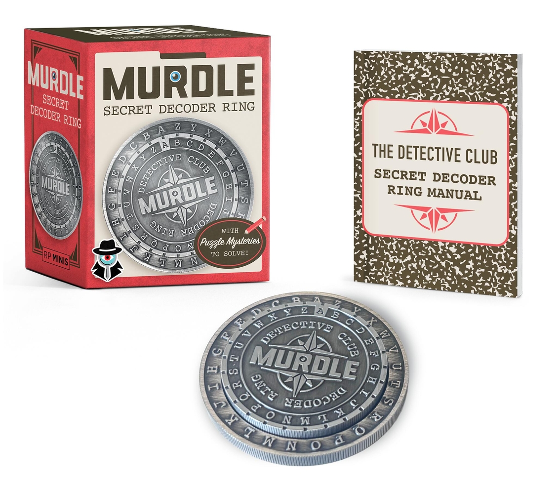 Murdle Secret Decoder Ring: With Puzzle Mysteries to Solve! cover