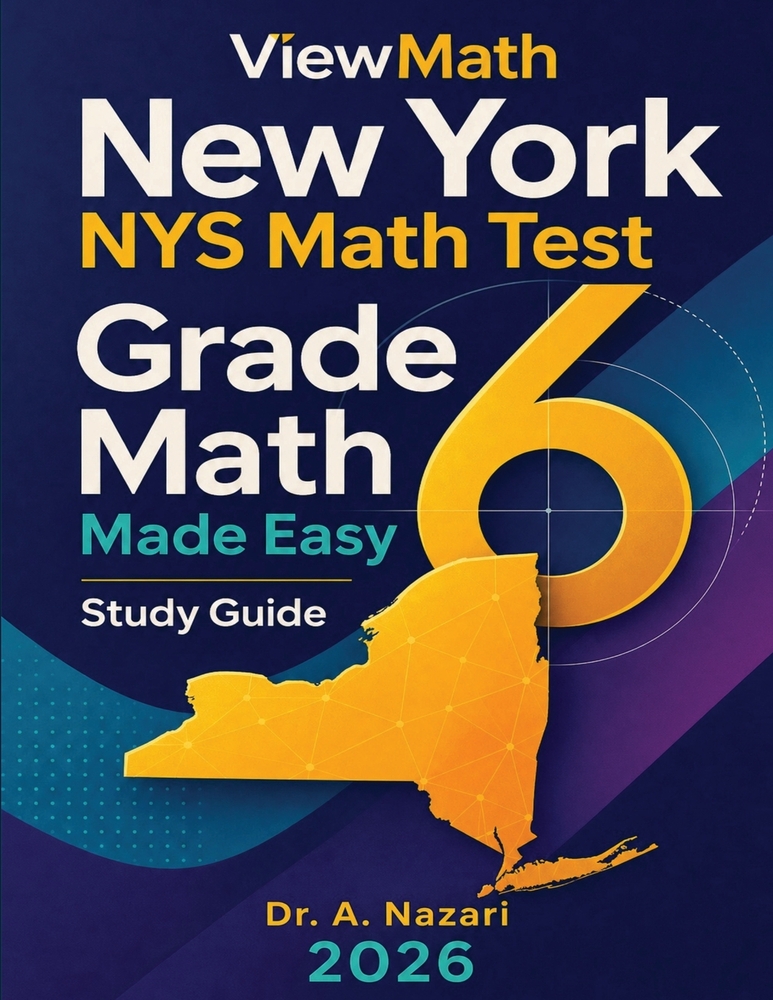 New York NYS Math Test Grade 6 Math Made Easy: Study Guide with Key Concepts, Review & Practice cover
