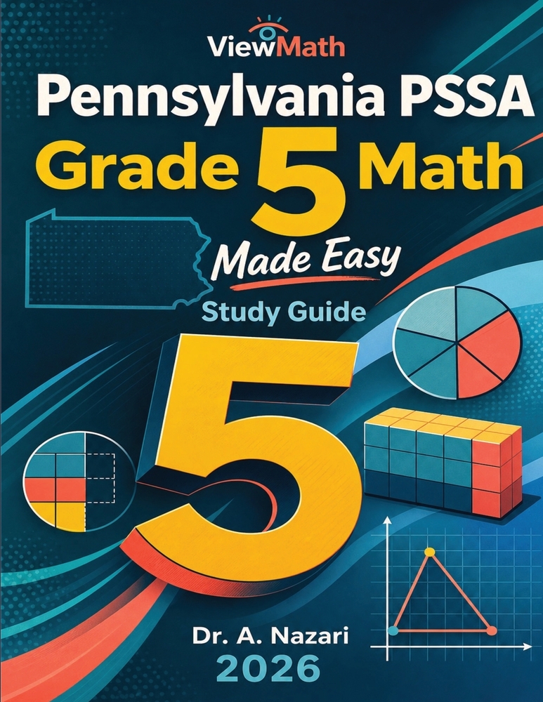 Pennsylvania PSSA Grade 5 Math Made Easy: Study Guide with Key Concepts, Review & Practice cover