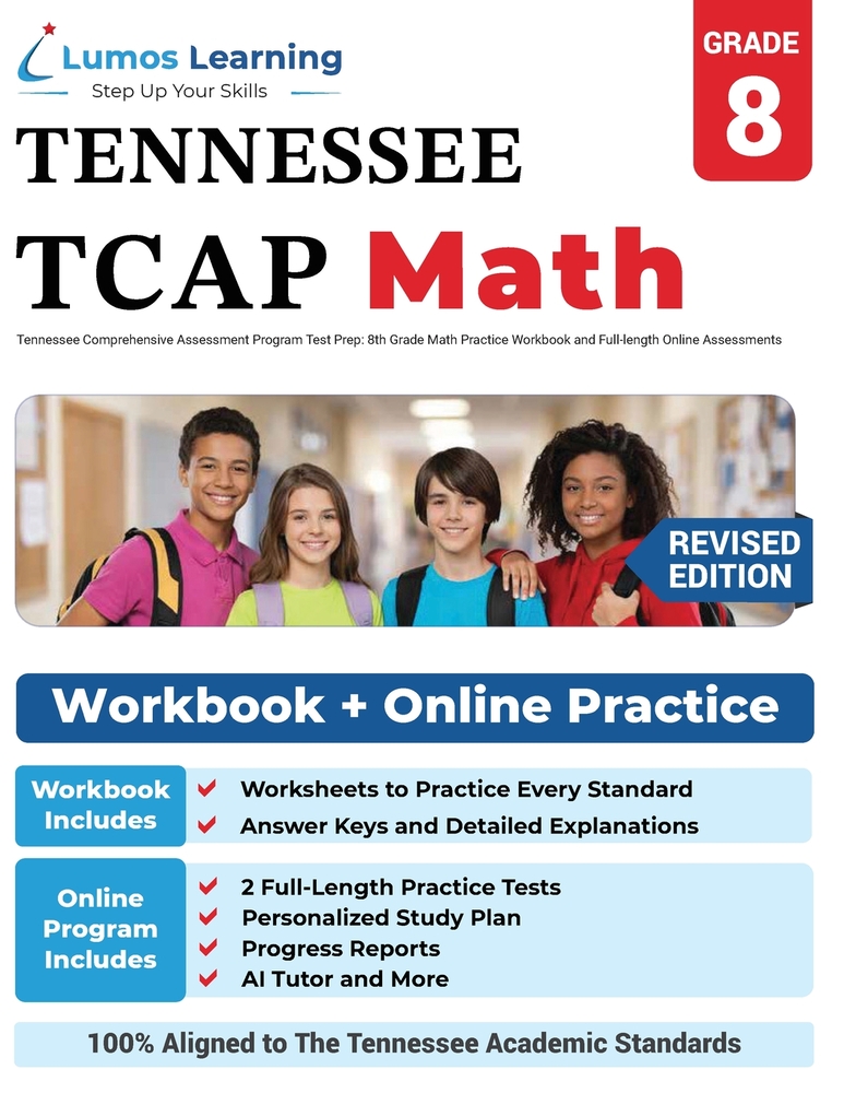 Tennessee Comprehensive Assessment Program Test Prep: Grade 7 English Language Arts Literacy (ELA) Practice Workbook and Full-length Online Assessment cover