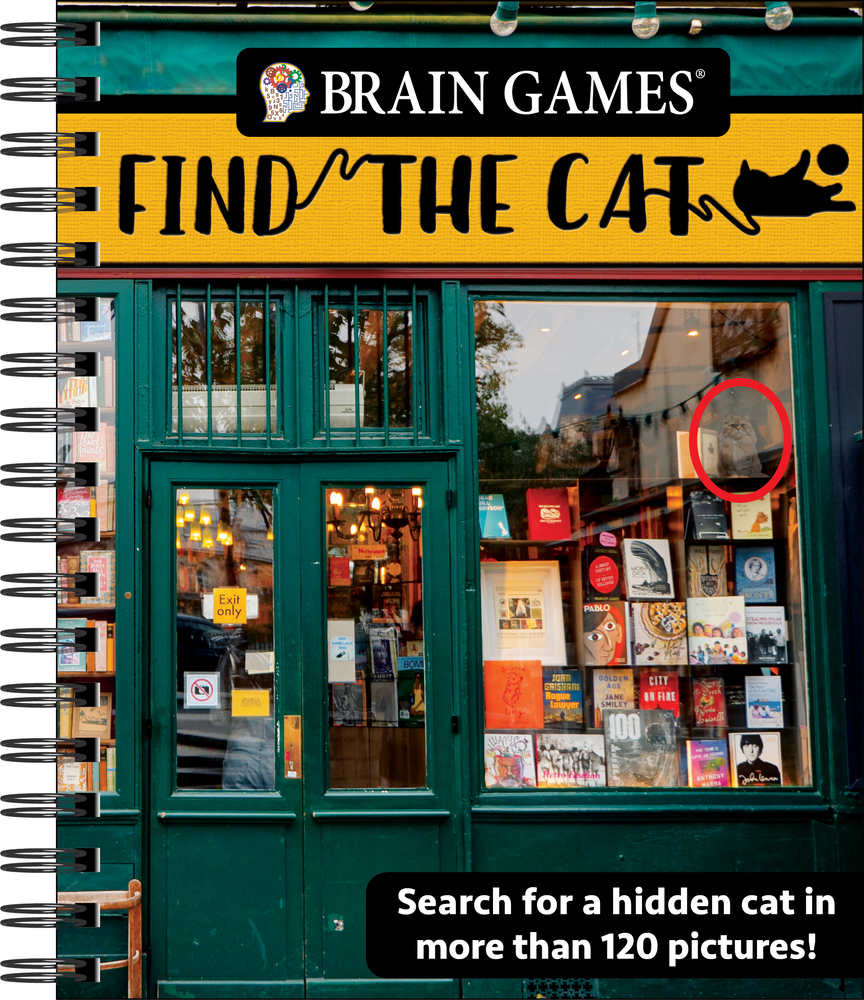 Brain Games - Find the Cat: Search for a Hidden Cat in More Than 120 Pictures! cover