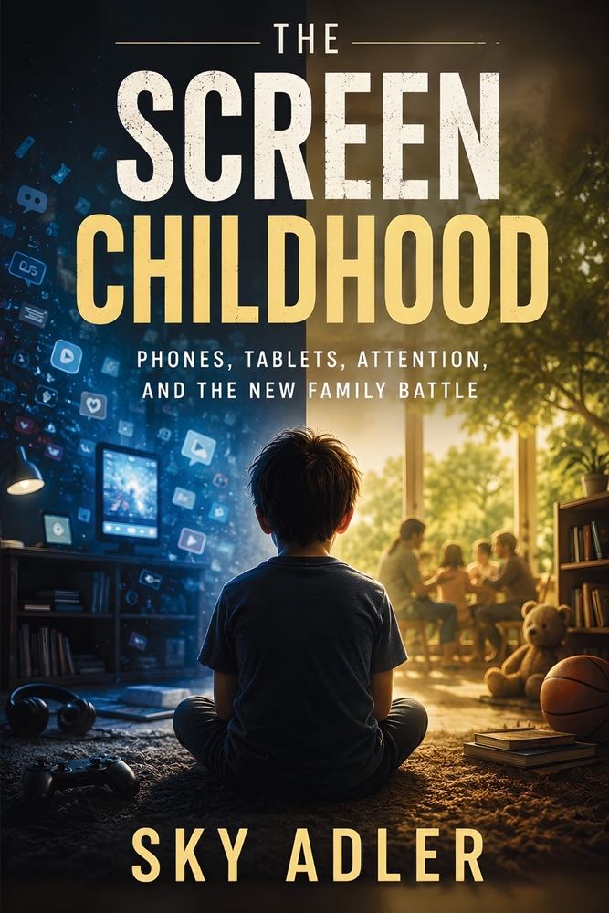 The Screen Childhood: Phones, Tablets, Attention, and the New Family Battle cover