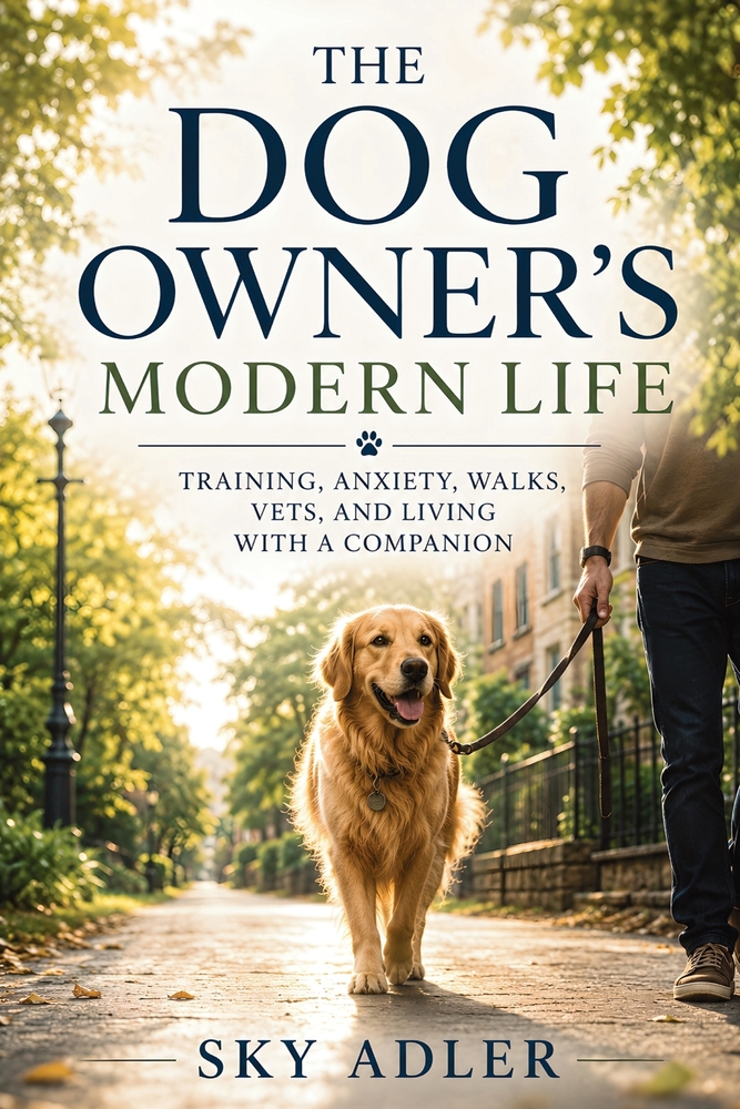 The Dog Owner's Modern Life: Training, Anxiety, Walks, Vets, and Living with a Companion cover