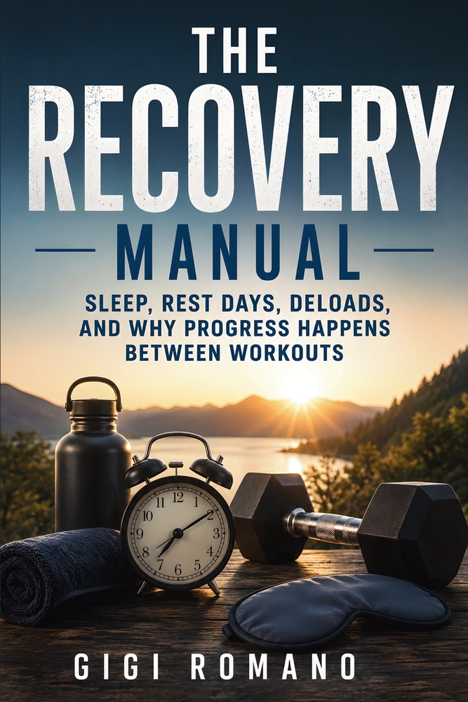 The Recovery Manual: Sleep, Rest Days, Deloads, and Why Progress Happens Between Workouts cover
