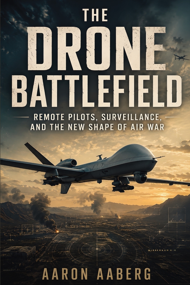 The Drone Battlefield: Remote Pilots, Surveillance, and the New Shape of Air War cover