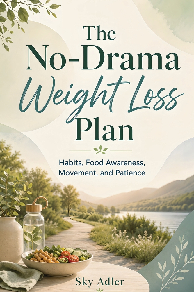 The No-Drama Weight Loss Plan: Habits, Food Awareness, Movement, and Patience cover