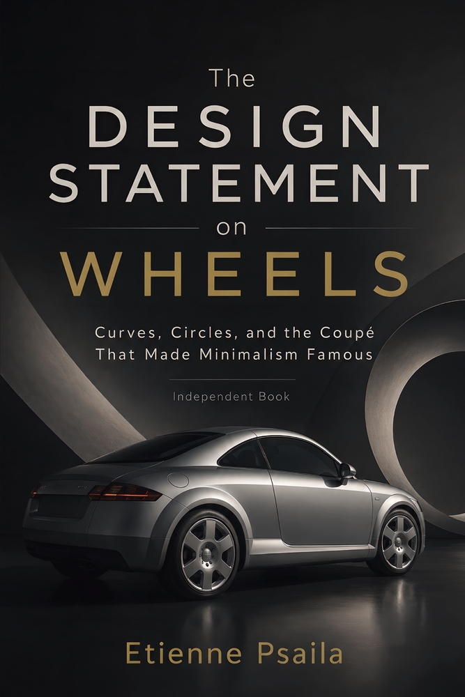 The Design Statement on Wheels: Curves, Circles, and the Coupé That Made Minimalism Famous (Independent Book) cover