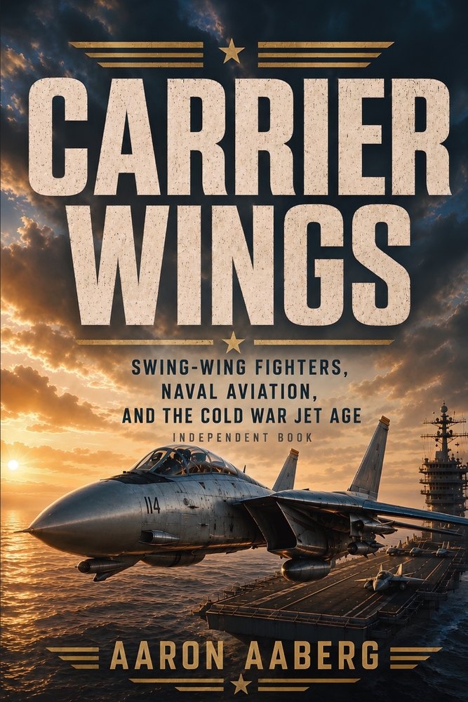Carrier Wings: Swing-Wing Fighters, Naval Aviation, and the Cold War Jet Age (Independent Book) cover