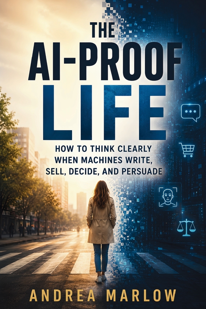 The AI-Proof Life: How to Think Clearly When Machines Write, Sell, Decide, and Persuade cover