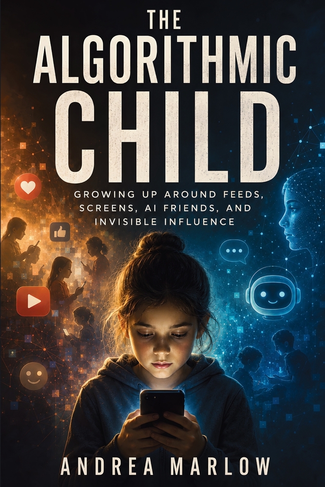 The Algorithmic Child: Growing Up Around Feeds, Screens, AI Friends, and Invisible Influence cover