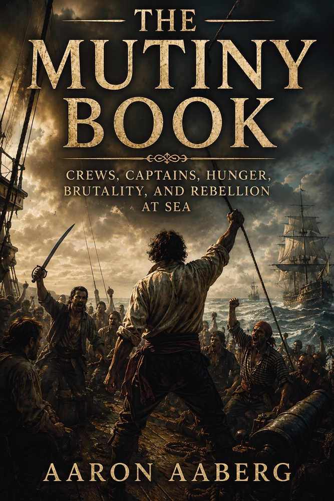 The Mutiny Book: Crews, Captains, Hunger, Brutality, and Rebellion at Sea cover