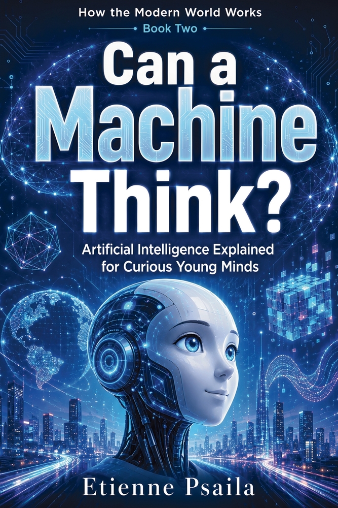 Can a Machine Think?: Artificial Intelligence Explained for Curious Young Minds cover