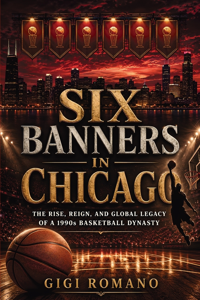 Six Banners in Chicago: The Rise, Reign, and Global Legacy of a 1990s Basketball Dynasty cover