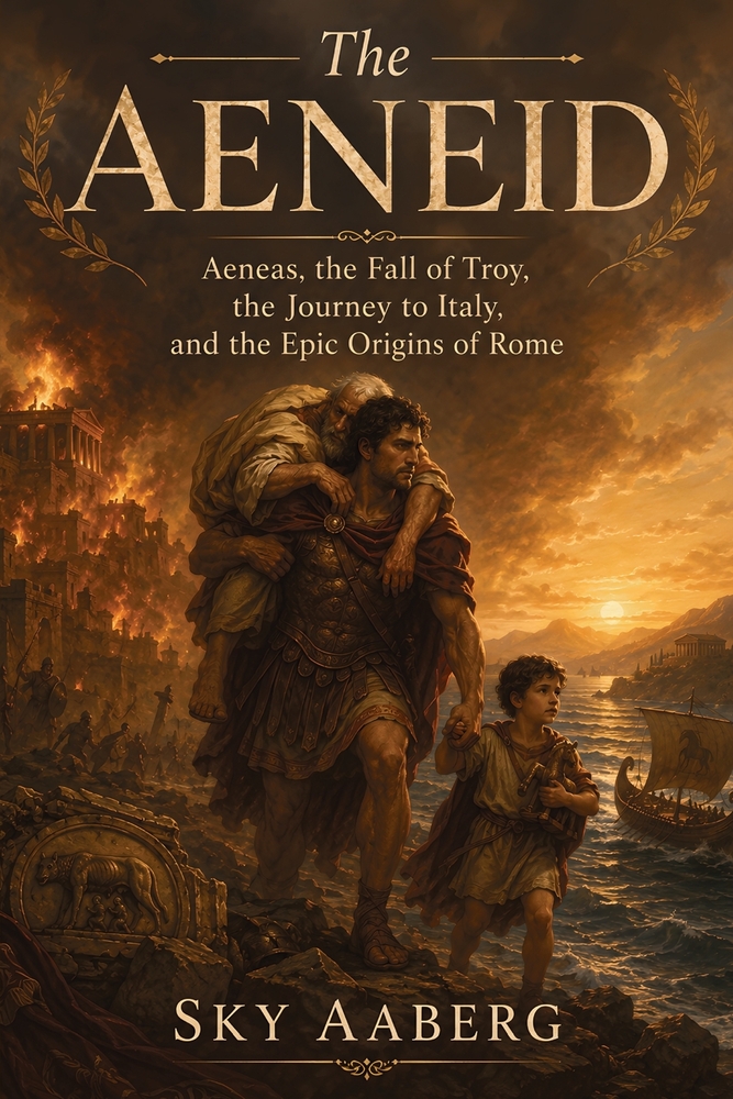 The Aeneid: Aeneas, the Fall of Troy, the Journey to Italy, and the Epic Origins of Rome cover
