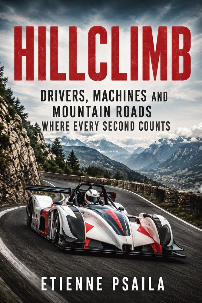 Hillclimb: Drivers, machines and mountain roads where every second counts cover