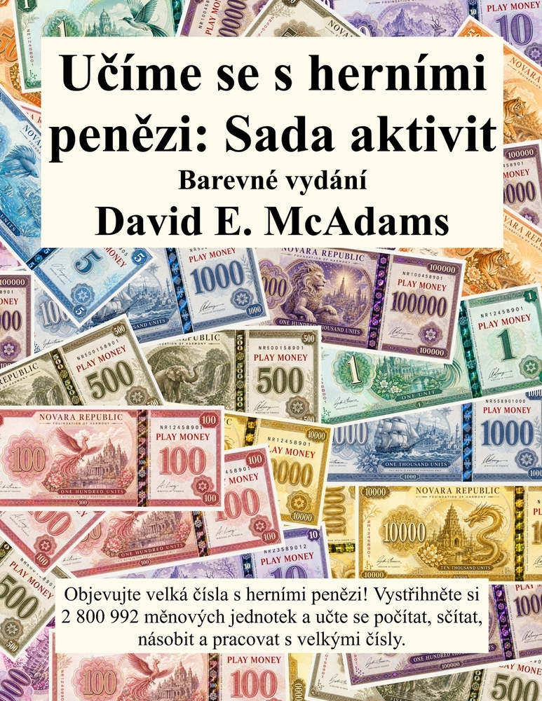 Učíme se s herními penězi: Objevujte velká čísla s herními penězi! Vystřihněte si 2 800 992 měnových jednotek a u&# cover
