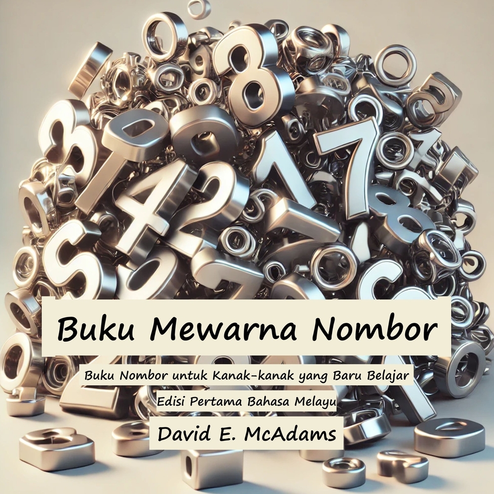 Buku Mewarna Nombor: Buku Nombor untuk Kanak-kanak yang Baru Belajar cover