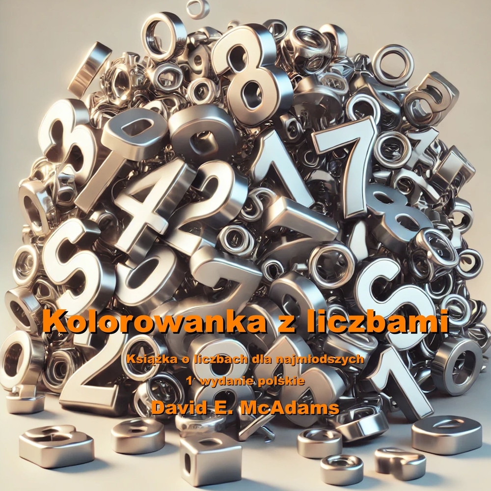 Kolorowanka z liczbami: Książka o liczbach dla najmlodszych cover