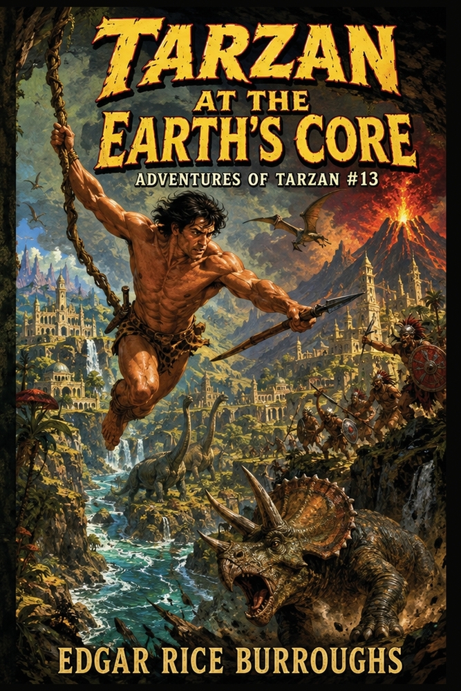 Tarzan at the Earth's Core cover