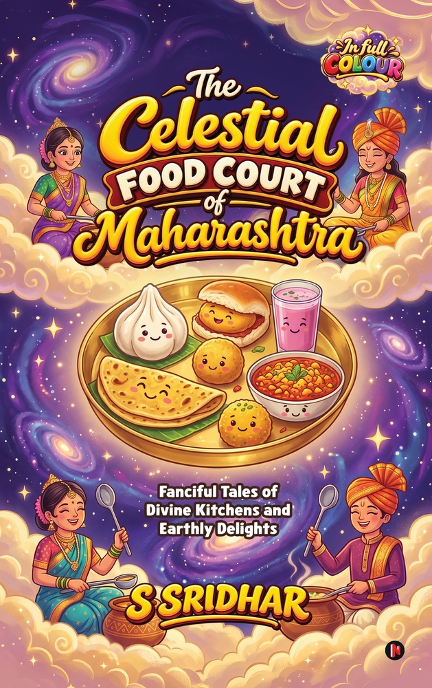 The Celestial Food Court of Maharashtra: Fanciful Tales of Divine Kitchens and Earthly Delights cover