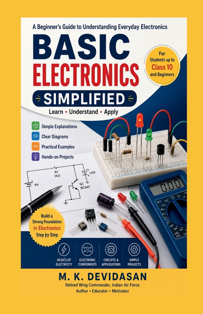 Basic Electronics Simplified: A Beginner's Guide to Understanding Everyday Electronics cover