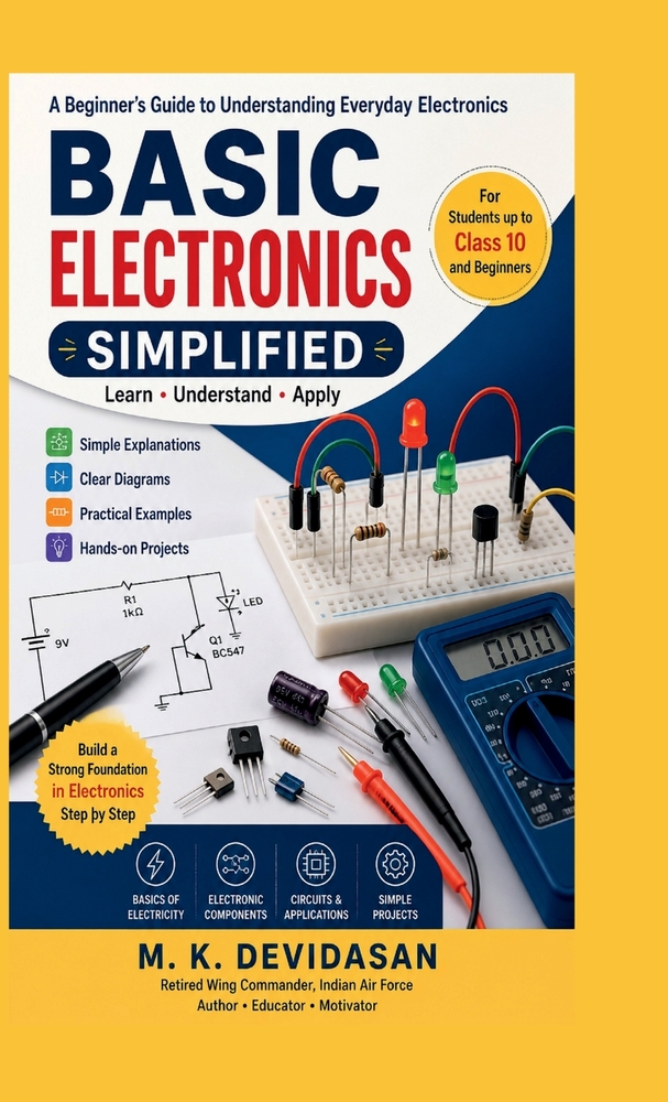 Basic Electronics Simplified: A Beginner's Guide to Understanding Everyday Electronics cover