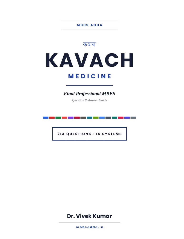 Kavach: Medicine: Final Professional MBBS Exam Guide cover