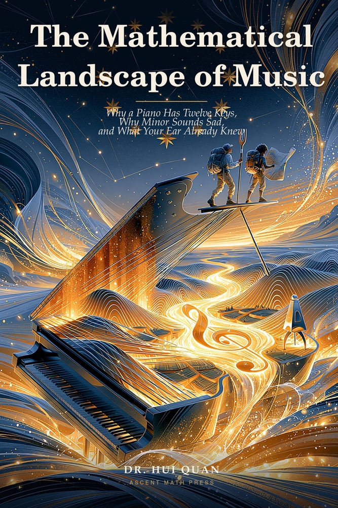 Mathematical Landscape of Music: Why a Piano Has Twelve Keys, Why Minor Sounds Sad, and What Your Ear Already Knew cover