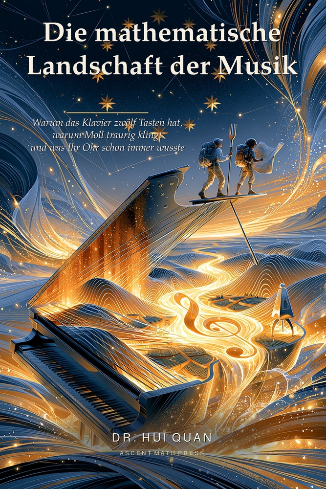 Die mathematische Landschaft der Musik cover