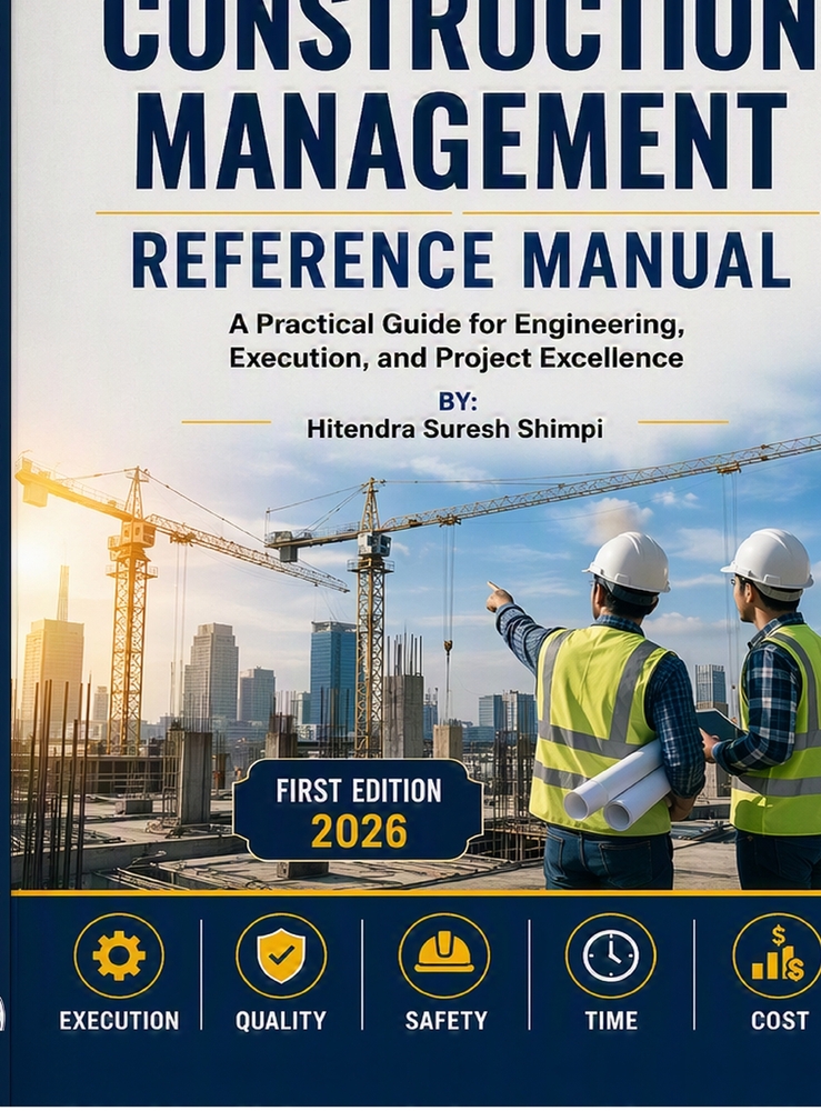 Construction Management Reference Manual: A Practical Guide for Engineering, Execution and Project Excellence cover