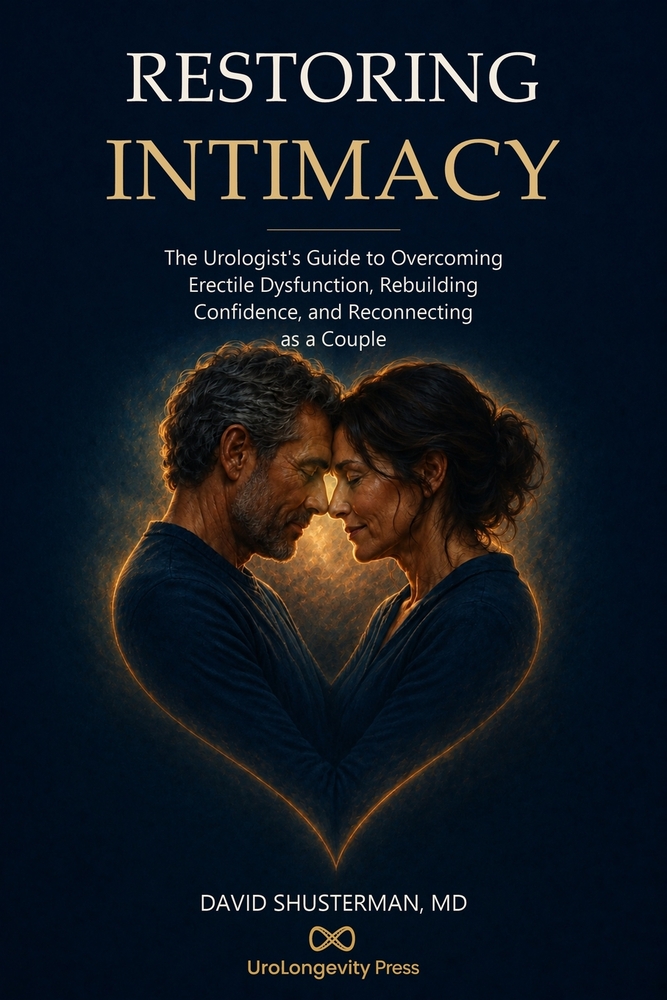 Restoring Intimacy: The Urologist's Guide to Overcoming Erectile Dysfunction, Rebuilding Confidence, and Reconnecting as a Couple cover