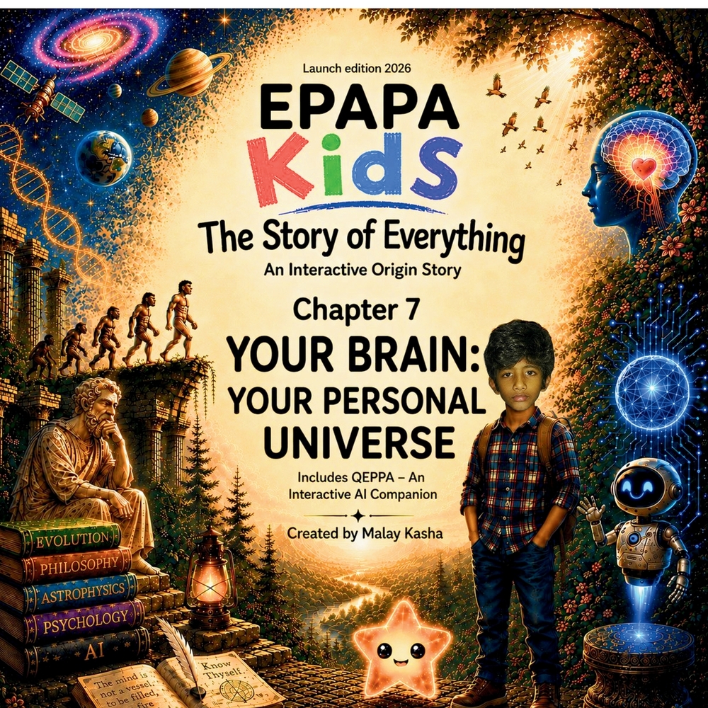 EPAPA Kids: Chapter 7 - Your Brain: Your Personal Universe: A Cinematic Journey Through Neurons, Memory, Imagination, and the Amazing Human Brain for cover