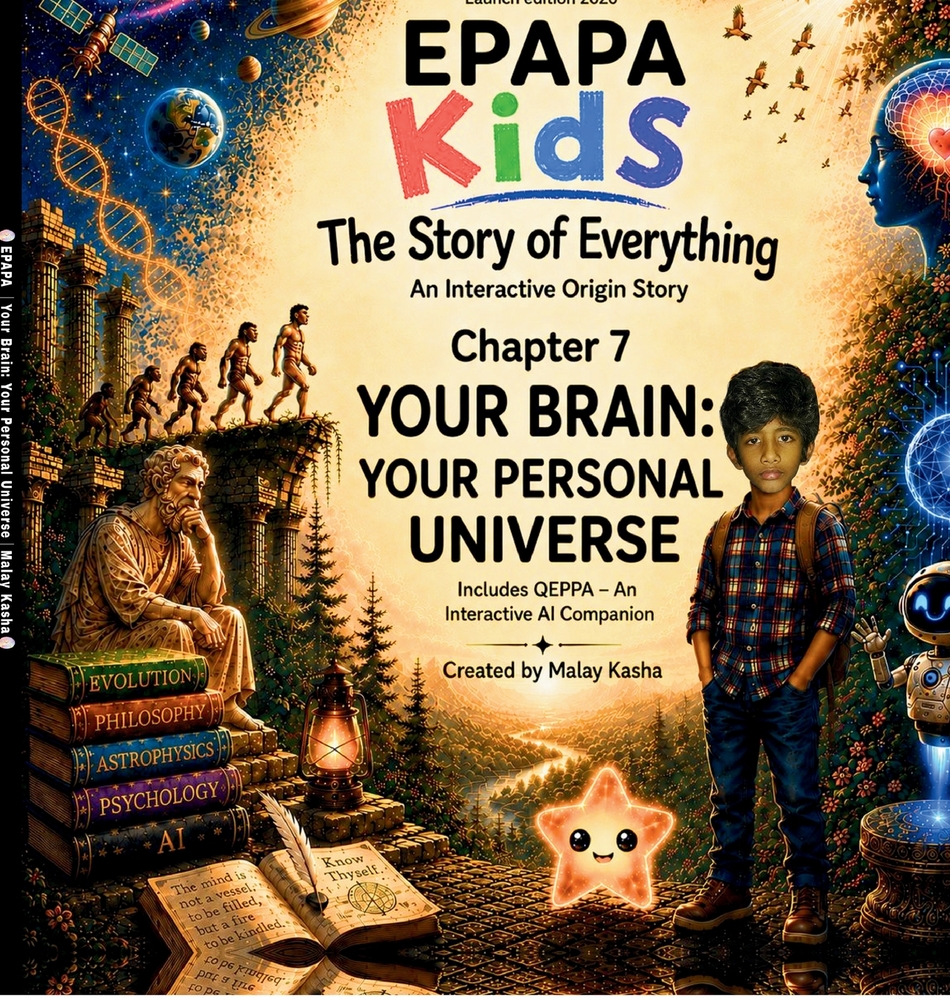 EPAPA Kids: Chapter 7 - Your Brain: Your Personal Universe: A Cinematic Journey Through Neurons, Memory, Imagination, and the Amazing Human Brain for cover