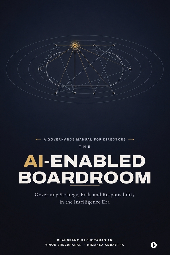 The AI-Enabled Boardroom: Governing Strategy, Risk, and Responsibility in the Intelligence Era cover