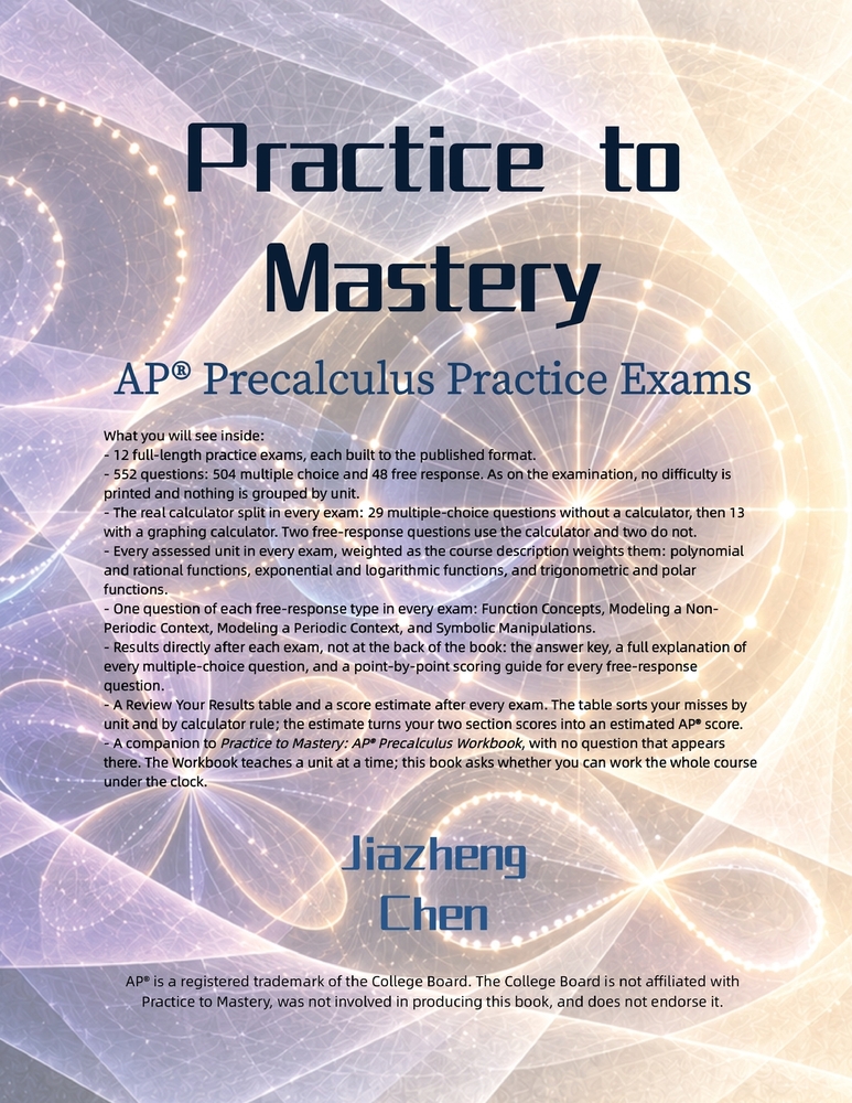 Practice to Mastery: AP Calculus BC Workbook cover