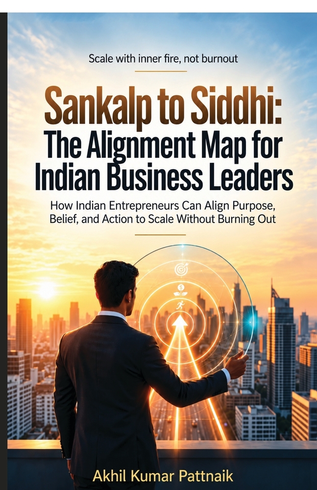 "Sankalp to Siddhi: How Indian Entrepreneurs Can Align Purpose, Belief, and Action to Scale Without Burning Out cover