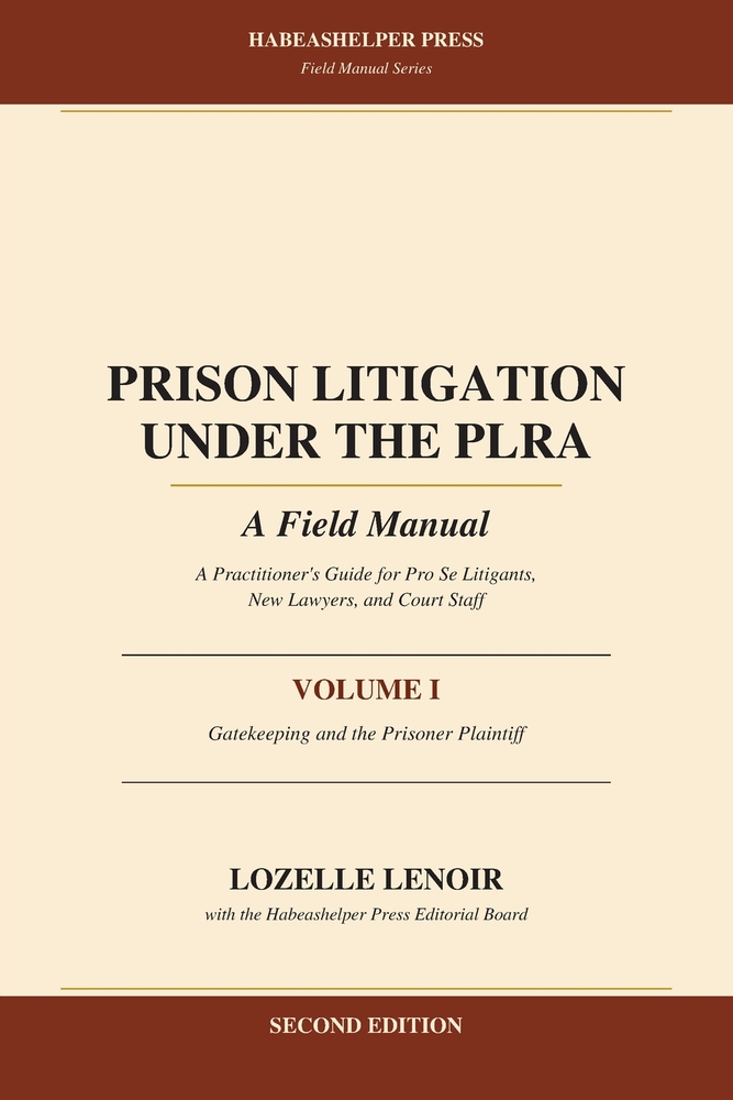 Prison Litigation Under the PLRA: A Field Manual cover