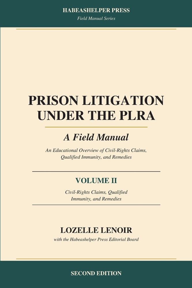 Prison Litigation Under the PLRA: A Field Manual cover