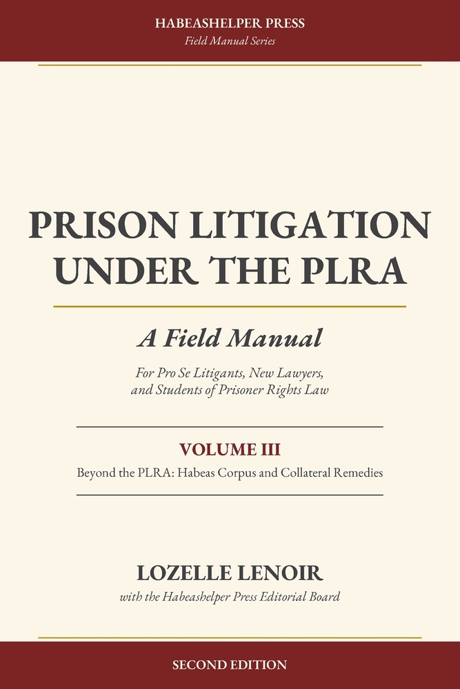Prison Litigation Under the PLRA: A Field Manual cover
