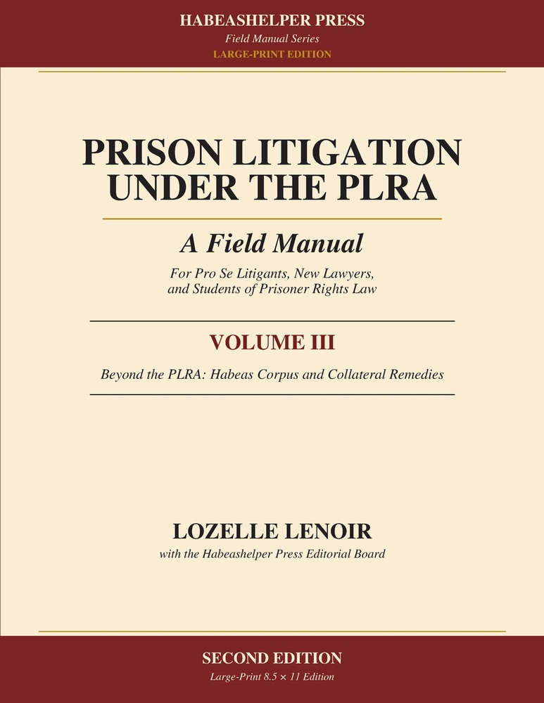 Prison Litigation Under the PLRA: A Field Manual cover