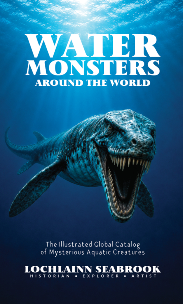 Water Monsters Around the World: The Illustrated Global Catalog of Mysterious Aquatic Creatures cover