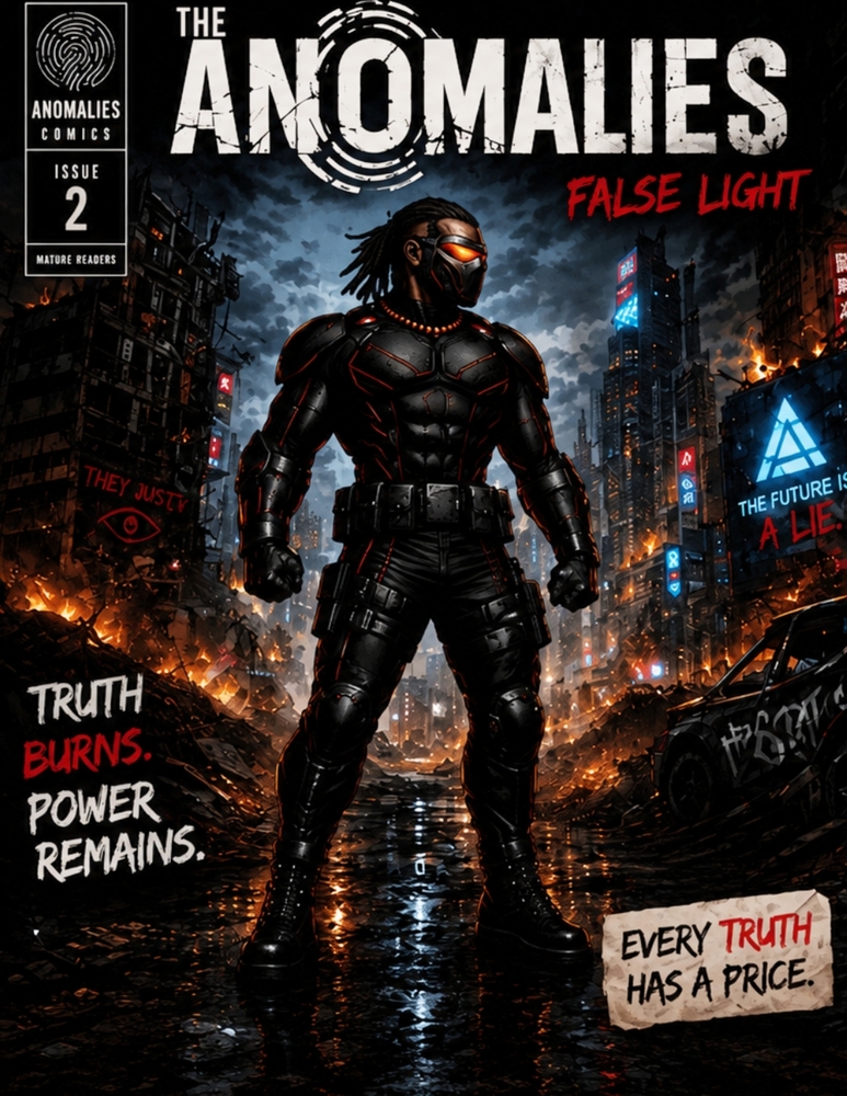 The Anomalies issue 2: False Light cover