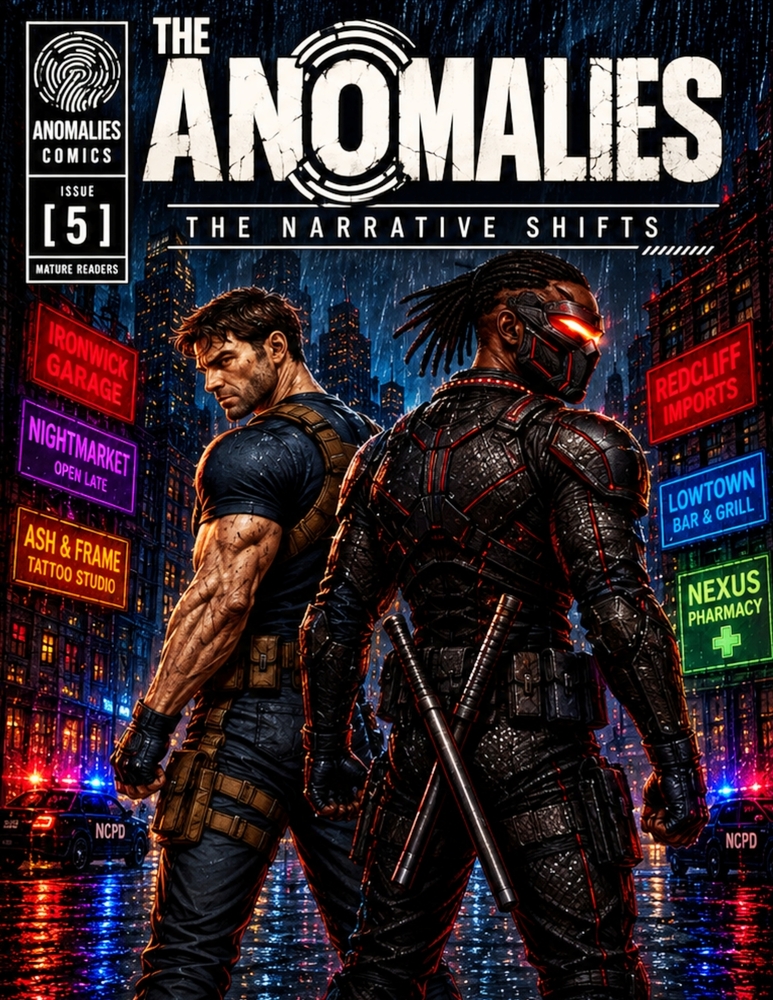 The Anomalies issue 5: The Narrative Shifts cover