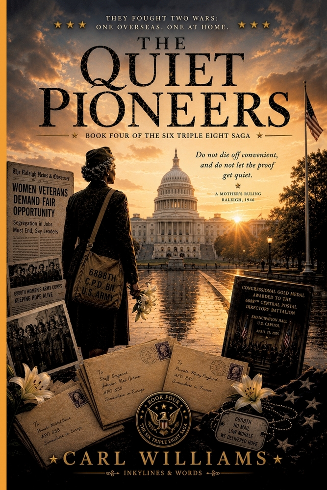 The Quiet Pioneers: A Novel of the 6888th Central Postal Directory Battalion cover